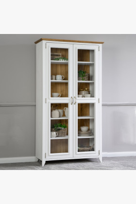 Drevená provensálska dvojdverová vitrina, Lille